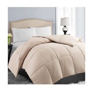 All Season Queen Size Soft Quilted Down Alternative Comforter Reversible Duve...